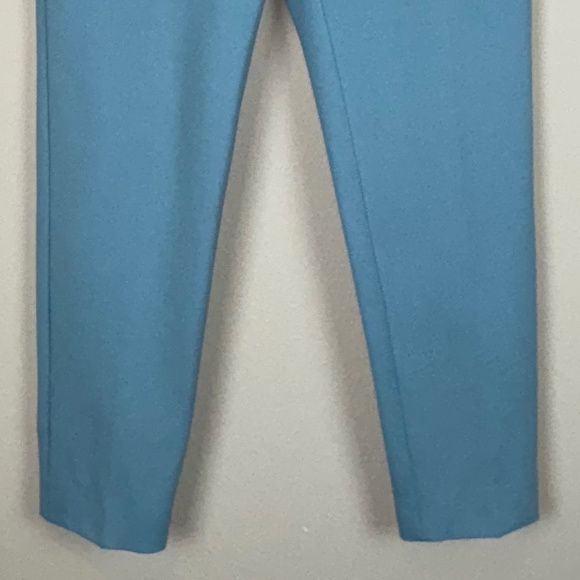 MaxMara Sage Pegno Cady Pants w/ Hidden Zipper, Button, and Eye/Hook Closure - Picture 3 of 8